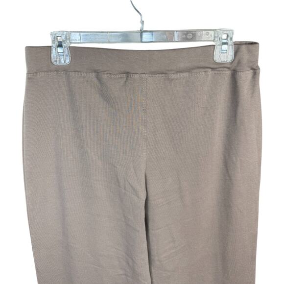 Hasting & Smith Slim Leg Pants PM Petite Taupe Gray Cotton Blend New with Tags - Picture 2 of 8